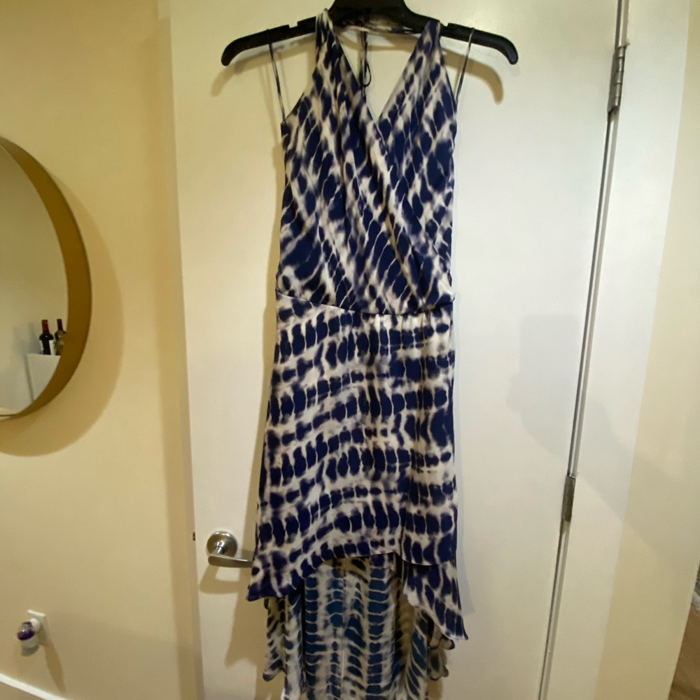 Haute Hippie High Low Silk Dress